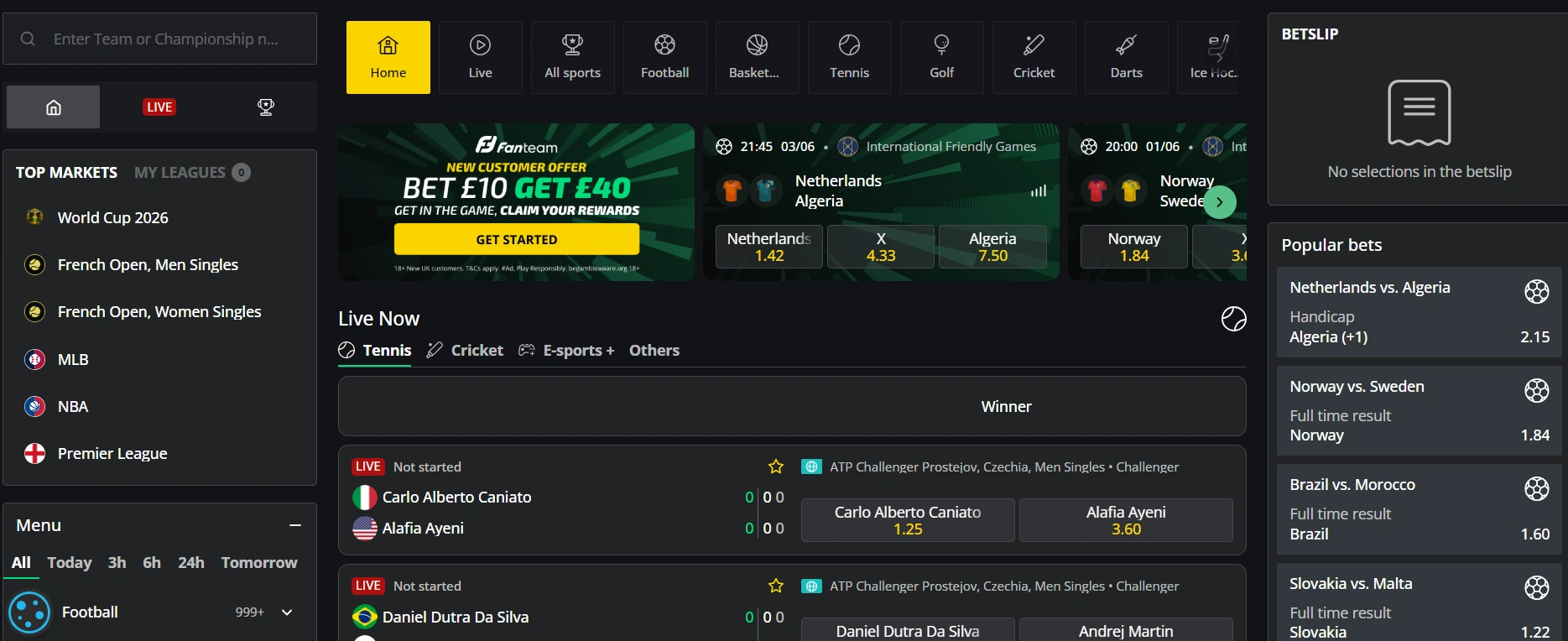 fanteam sportsbook
