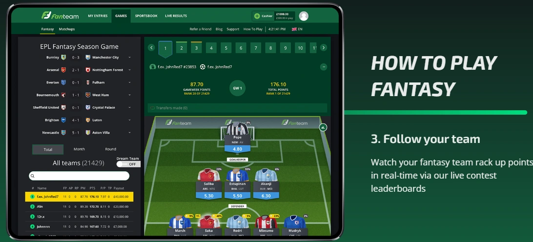 fanteam site